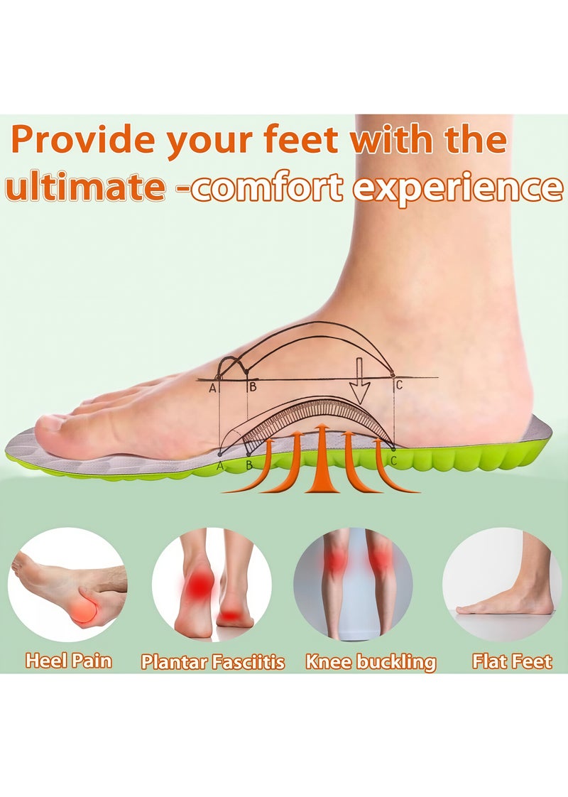 Breathable Sports Insole, Provides Excellent Shock Absorption and Cushioning to Relieve Feet, Comfortable Insoles and Shoe Accessories for Men and Women - Image 5